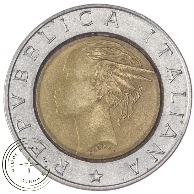 Италия 500 лир 1993