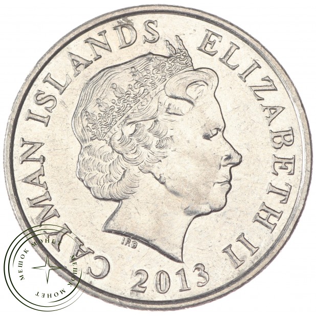 Каймановы острова 25 центов 2013 - 36897836