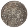 Копия Рубль 1735 плоский чекан