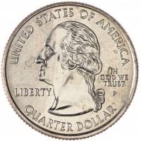 Монета США 25 центов 2006 Колорадо