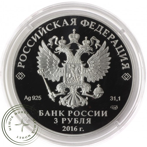 3 рубля 2016 300 лет основания Омска — 43920401