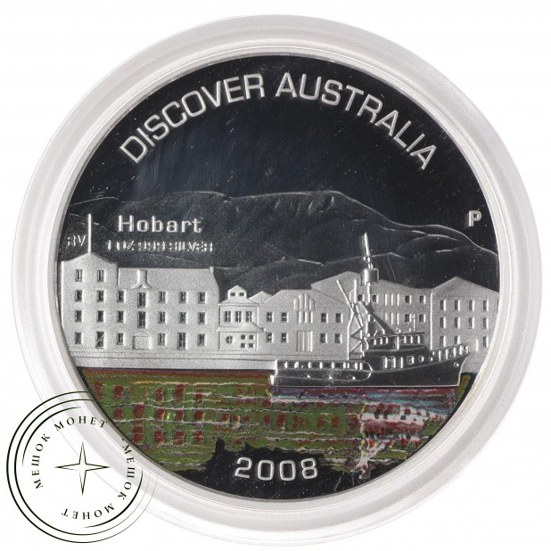 Австралия 1 доллар 2008 Хобарт - 31396655