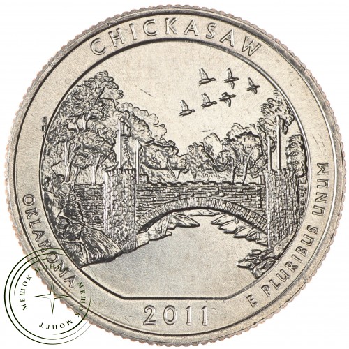 США 25 центов 2011 Рекреационная зона Чикасо — 21769658