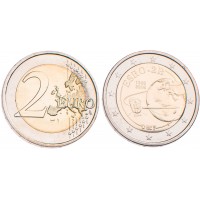 Монета Бельгия 2 евро 2018 50 лет запуска первого европейского спутника ESRO 2B (буклет)