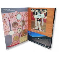 Япония годовой набор монет 2006 театр Кабуки