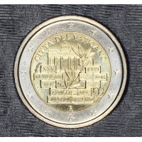 Монета Ватикан 2 евро 2014 25 лет падения Берлинской стены (буклет)