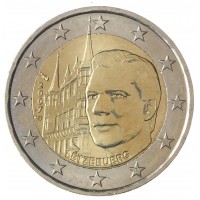 Монета Люксембург 2 евро 2007 Дворец Великих герцогов