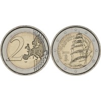 Монета Италия 2 евро 2025 Америго Веспуччи