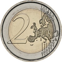 Монета Италия 2 евро 2025 Америго Веспуччи