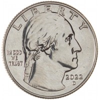США 25 центов 2022 Вильма Мэнкиллер