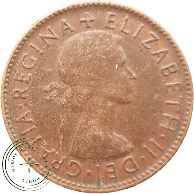 Австралия 1/2 пенни 1955