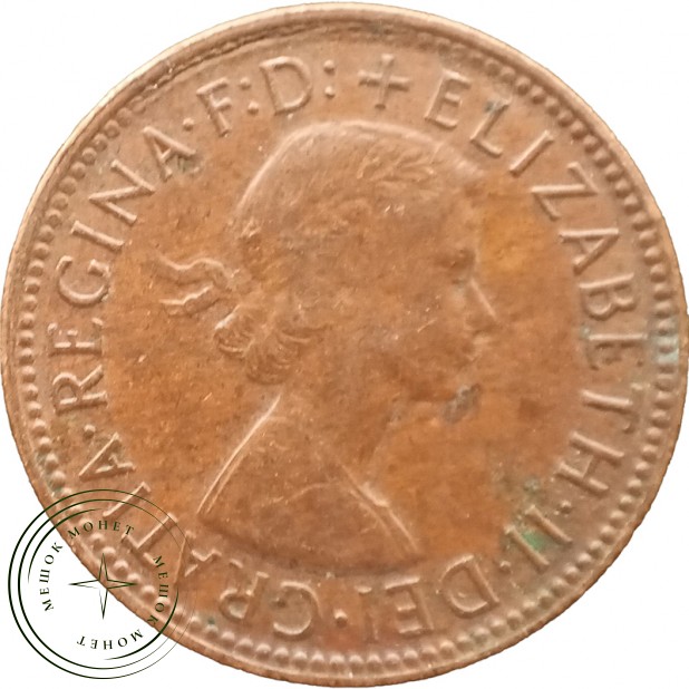 Австралия 1/2 пенни 1959