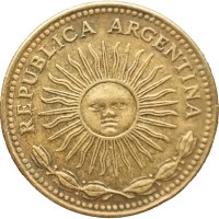 Монета Аргентина 1 песо 1976