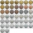 Набор монет Европы до 1960 года выпуска (22 монеты)