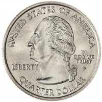 Монета США 25 центов 2000 Вирджиния