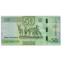 Банкнота Намибия 50 долларов 2025