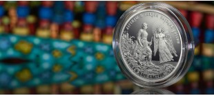 Памятная серебряная монета «Сказка о царе Салтане»
