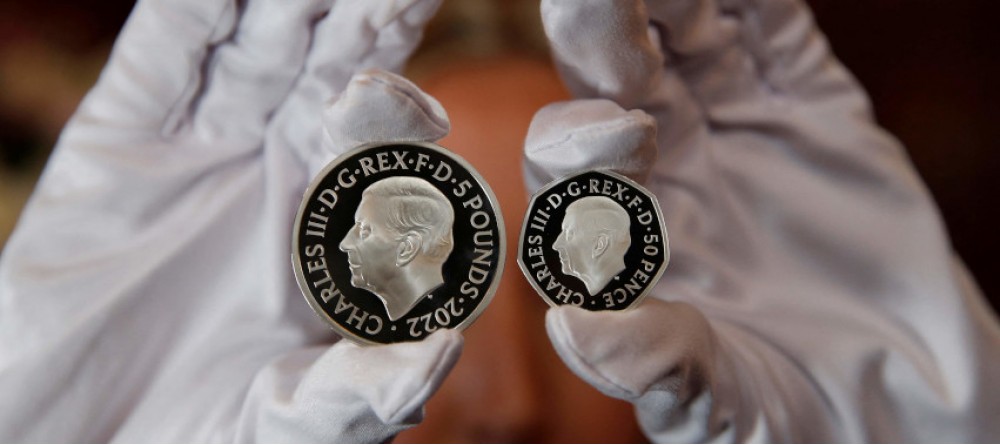 Изображение короля Карла III представлено на монетах Великобритании