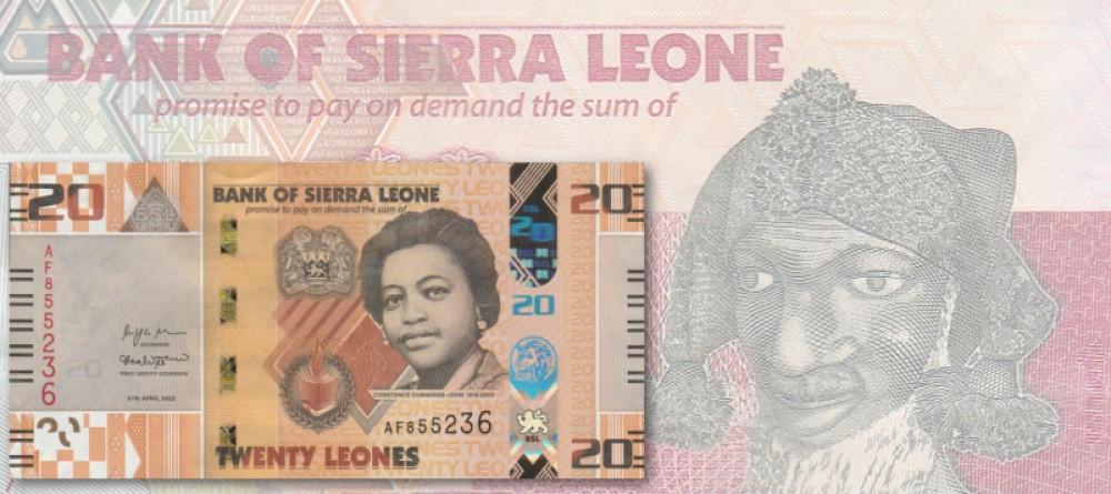 Динаминированные банкноты Сьерра-Леоне: удалены три нуля