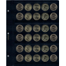 Универсальный лист для монет диаметром 26,5 мм (синий) в Альбом КоллекционерЪ