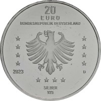 Монета Германия 20 евро 2023 Шикард