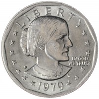 Монета США 1 доллар 1979