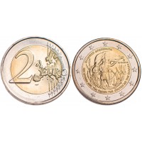 Монета Греция 2 евро 2013 100 лет воссоединения Крита с Грецией