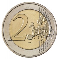 Монета Греция 2 евро 2013 100 лет воссоединения Крита с Грецией