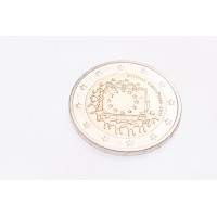 Монета Кипр 2 евро 2015 30 лет Флагу Европы