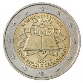 Германия 2 евро 2007 Римский договор