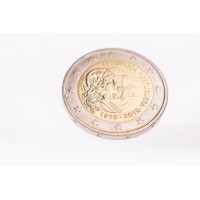 Монета Португалия 2 евро 2010 100 лет Португальской Республике