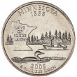 США 25 центов 2005 Миннесота
