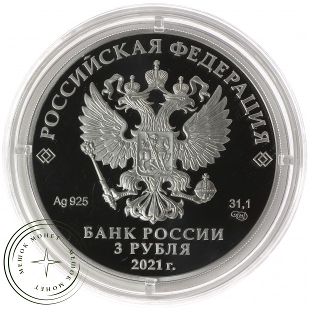 3 рубля 2021 800-летие основания г. Нижнего Новгорода