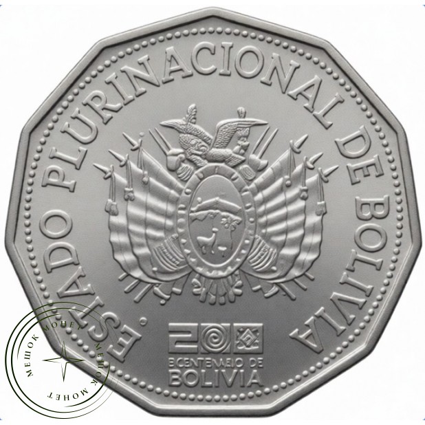 Боливия 2 боливиано 2025 200 лет Независимости — 937046156