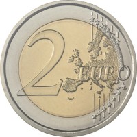Монета Сан-Марино 2 евро 2022 Пьеро Делла Франческа (буклет)