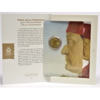 Монета Сан-Марино 2 евро 2022 Пьеро Делла Франческа (буклет)