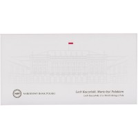 Банкнота Польша 20 злотых 2021 Лех Качиньский в буклете