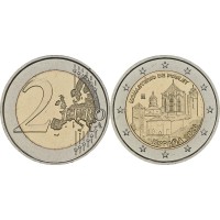 Испания 2 евро 2026 Монастырь Поблет