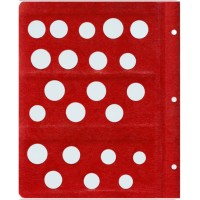 Лист для монет Арктикуголь и Тувинской республики в Альбом КоллекционерЪ