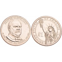 Монета США 1 доллар 2012 Кливленд Гровер