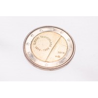 Монета Финляндия 2 евро 2014 Илмари Тапиоваара