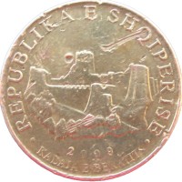 Монета Албания 10 лек 2009