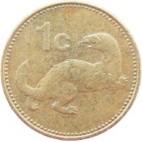 Монета Мальта 1 цент 1986