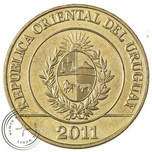 Уругвай 5 песо 2011
