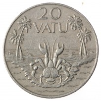 Монета Вануату 20 вату 1999