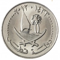 Монета Катар 50 дирхамов 2012