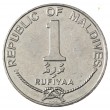 Мальдивы 1 руфия 2012