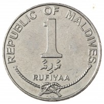 Монета Мальдивы 1 руфия 2012