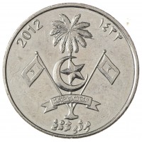 Монета Мальдивы 1 руфия 2012