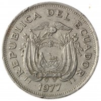 Монета Эквадор 1 сукре 1977
